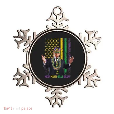 Keep Mardi Gras Great Trump Ornament