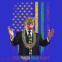 Keep Mardi Gras Great Trump Long Sleeve Shirt thumb 2