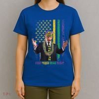 Keep Mardi Gras Great Trump T-Shirt thumb 4