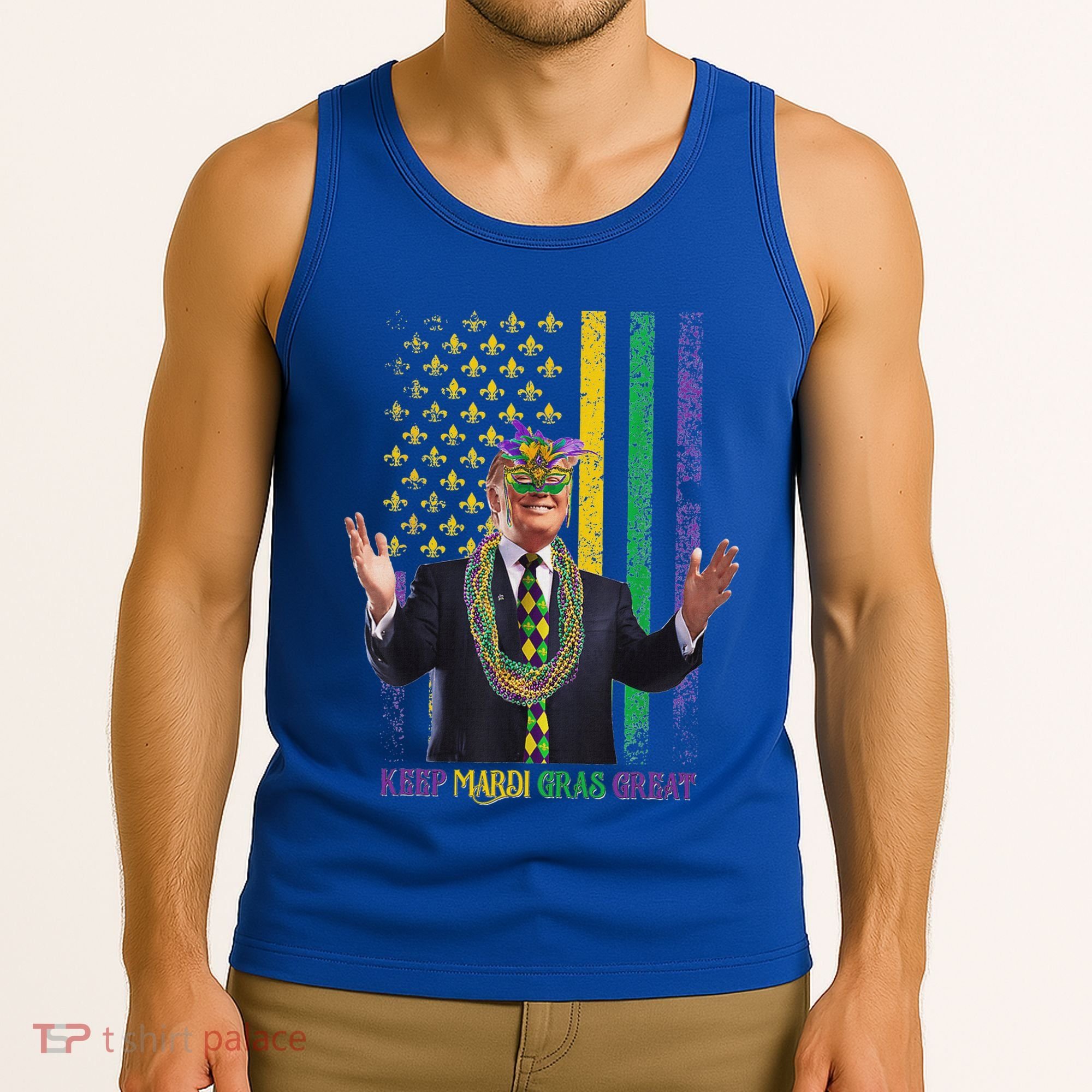 Keep Mardi Gras Great Trump Tank Top
