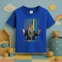 Keep Mardi Gras Great Trump Toddler T-Shirt thumb 3
