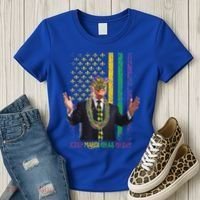 Keep Mardi Gras Great Trump Women's T-Shirt thumb 3