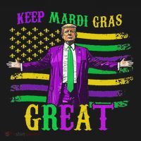 Keep Mardi Gras Great Trump Mardi Gras Bucket Hat thumb 4