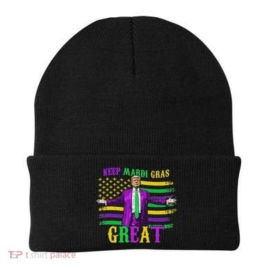 Keep Mardi Gras Great Trump Mardi Gras Beanie