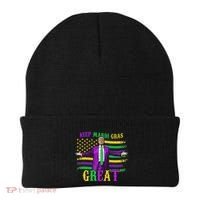 Keep Mardi Gras Great Trump Mardi Gras Beanie thumb 0