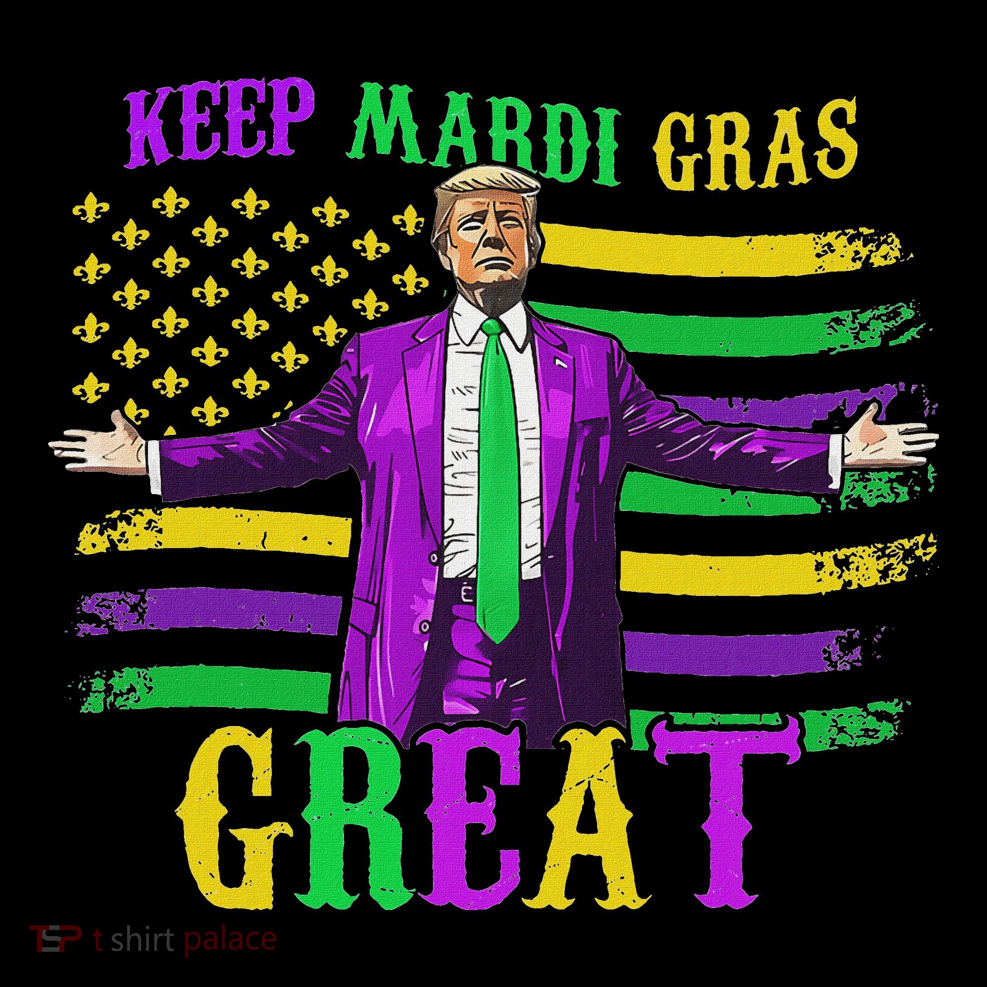 Keep Mardi Gras Great Trump Mardi Gras Women's Hoodie