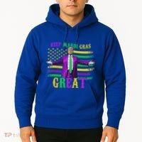 Keep Mardi Gras Great Trump Mardi Gras Hoodie thumb 2