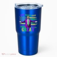 Keep Mardi Gras Great Trump Mardi Gras Tumbler thumb 0