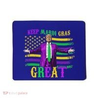 Keep Mardi Gras Great Trump Mardi Gras Mousepad thumb 0