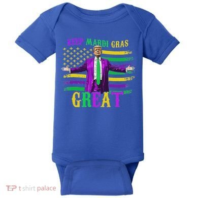Keep Mardi Gras Great Trump Mardi Gras Baby Bodysuit