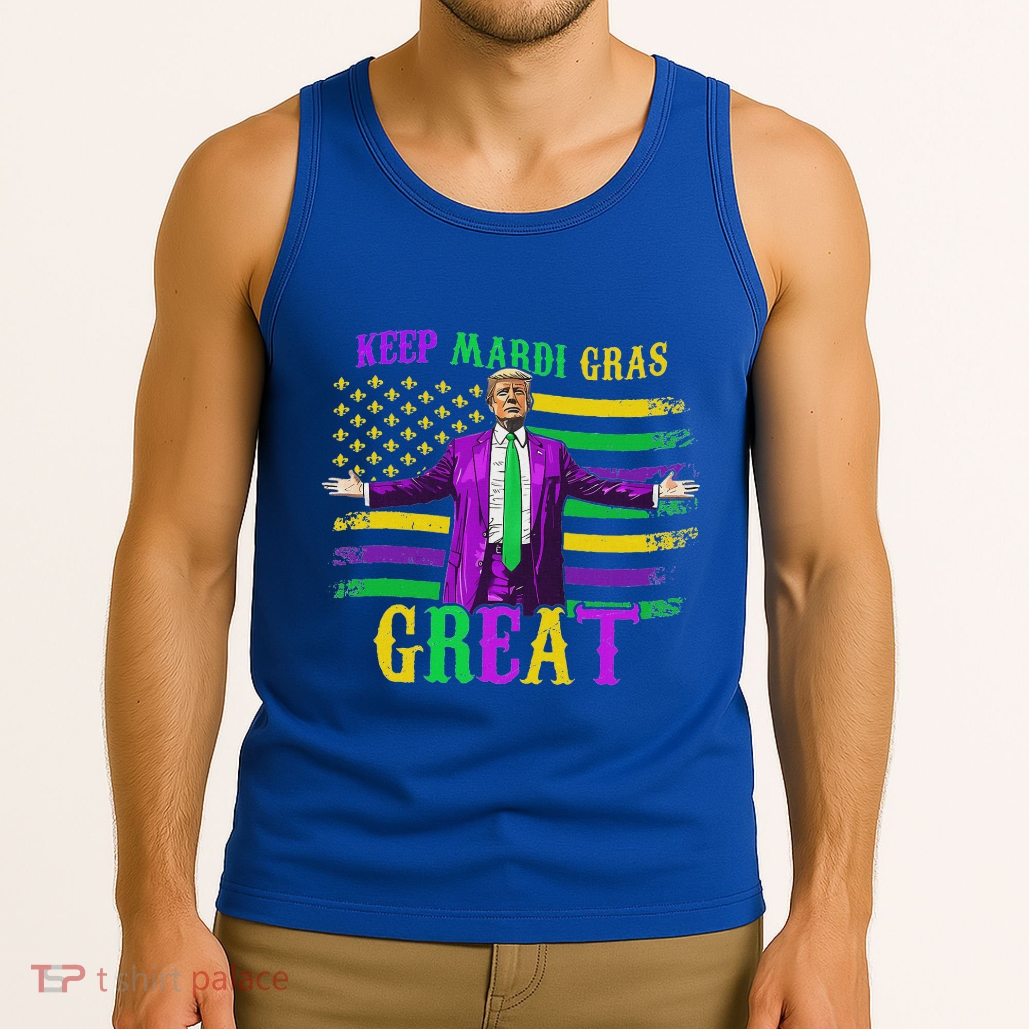 Keep Mardi Gras Great Trump Mardi Gras Tank Top