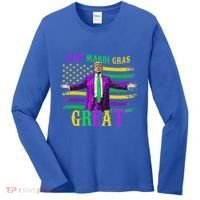 Keep Mardi Gras Great Trump Mardi Gras Women's Long Sleeve Shirt thumb 0
