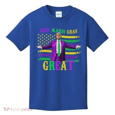 Keep Mardi Gras Great Trump Mardi Gras Kids T-Shirt