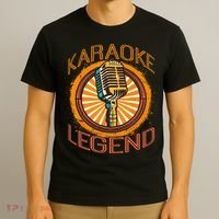 Karaoke Music Gifts Sing Music Bar Singer Karaoke Legend T-Shirt thumb 3