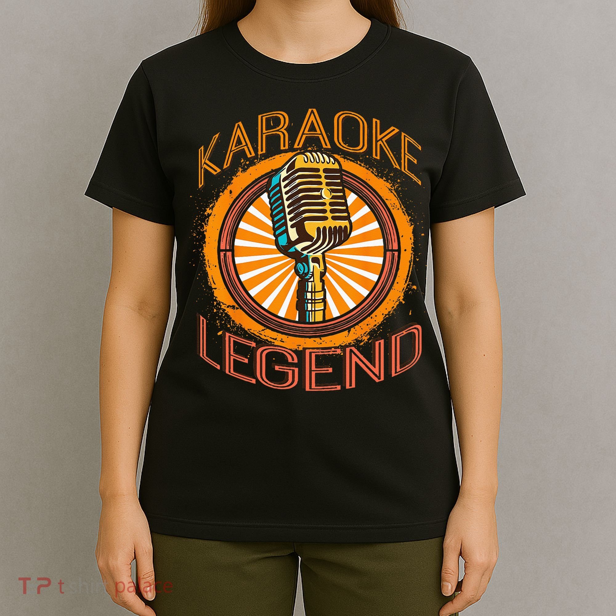 Karaoke Music Gifts Sing Music Bar Singer Karaoke Legend T-Shirt