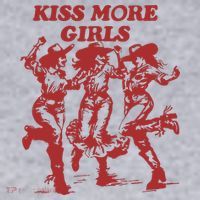 Kiss More Girl Funny Lesbian Bisexual Pride Women's Sweatshirt thumb 2