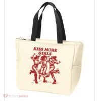 Kiss More Girl Funny Lesbian Bisexual Pride Tote Bag thumb 3