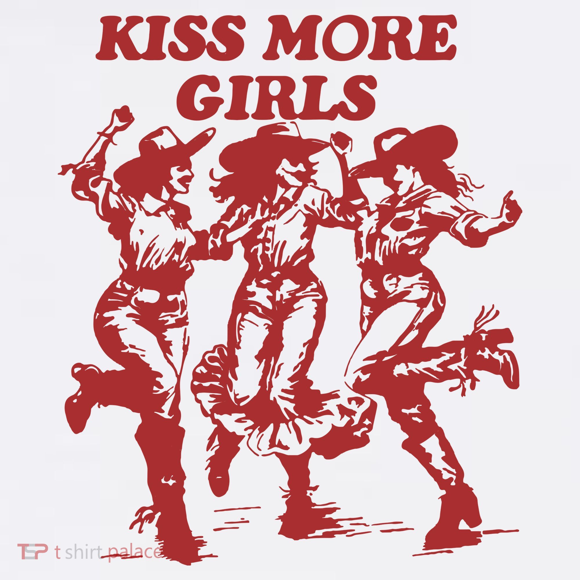 Kiss More Girl Funny Lesbian Bisexual Pride Sweatshirt