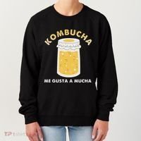 Kombucha Me Gusta A Mucha Scoby Pun Spanish Women's Sweatshirt thumb 0