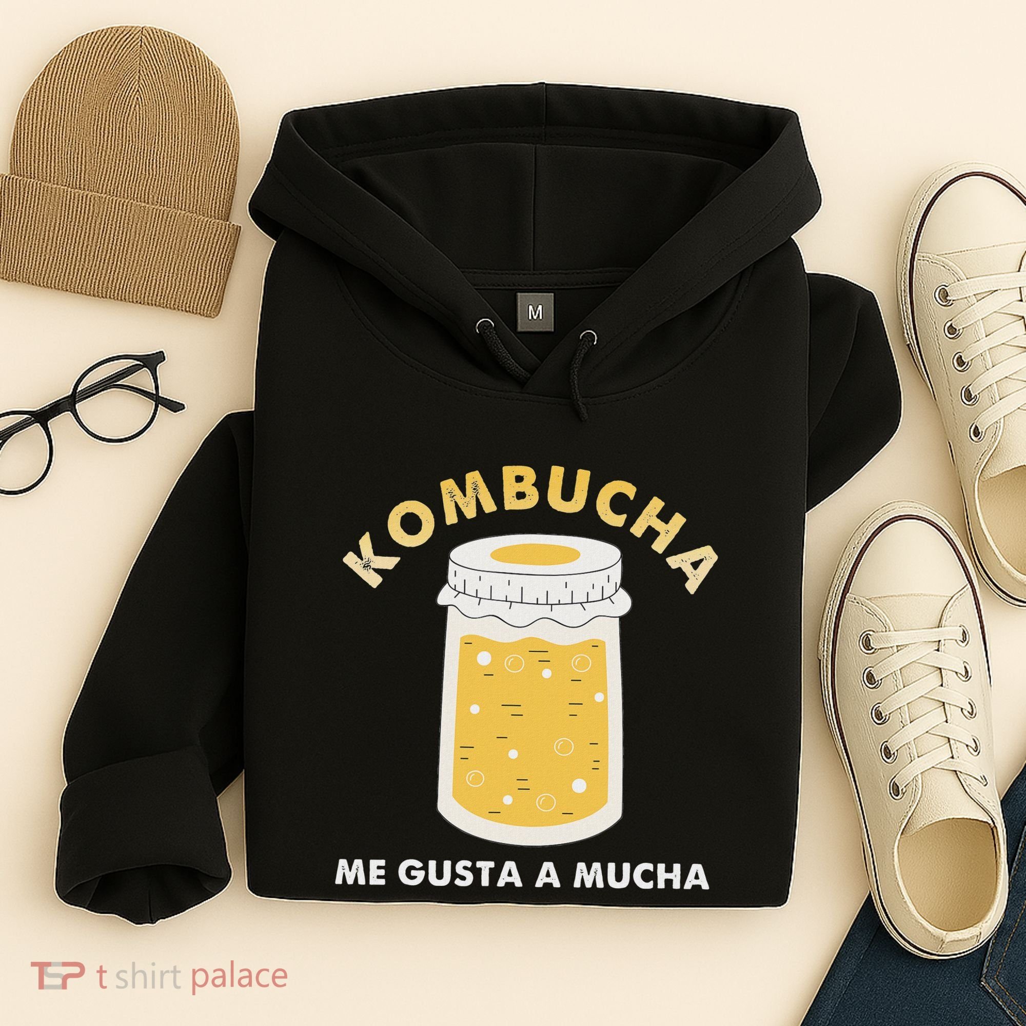 Kombucha Me Gusta A Mucha Scoby Pun Spanish Hoodie