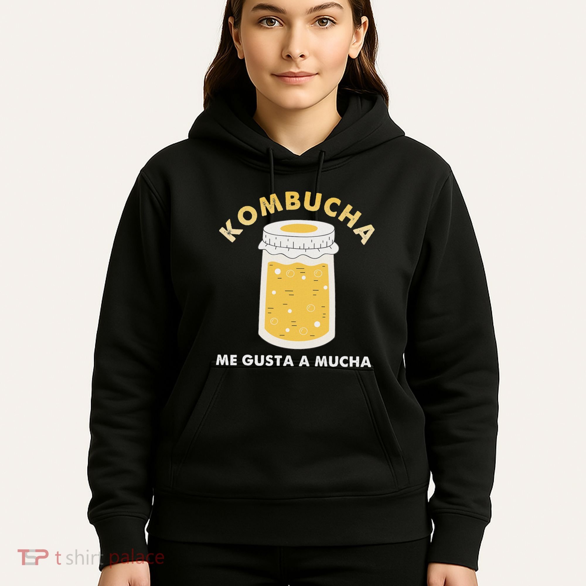 Kombucha Me Gusta A Mucha Scoby Pun Spanish Hoodie