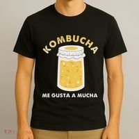 Kombucha Me Gusta A Mucha Scoby Pun Spanish T-Shirt thumb 3