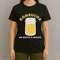 Kombucha Me Gusta A Mucha Scoby Pun Spanish T-Shirt thumb 4