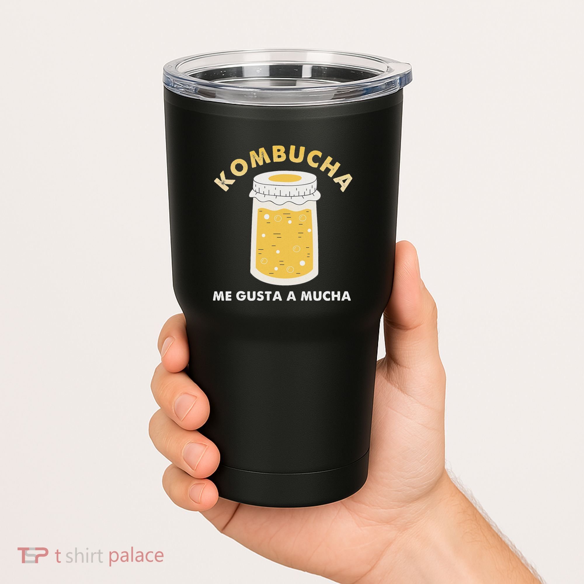 Kombucha Me Gusta A Mucha Scoby Pun Spanish Tumbler