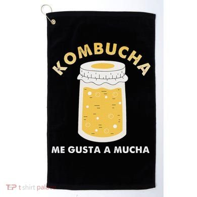 Kombucha Me Gusta A Mucha Scoby Pun Spanish Golf Towel