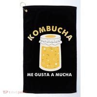 Kombucha Me Gusta A Mucha Scoby Pun Spanish Golf Towel thumb 0