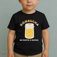 Kombucha Me Gusta A Mucha Scoby Pun Spanish Toddler T-Shirt thumb 2