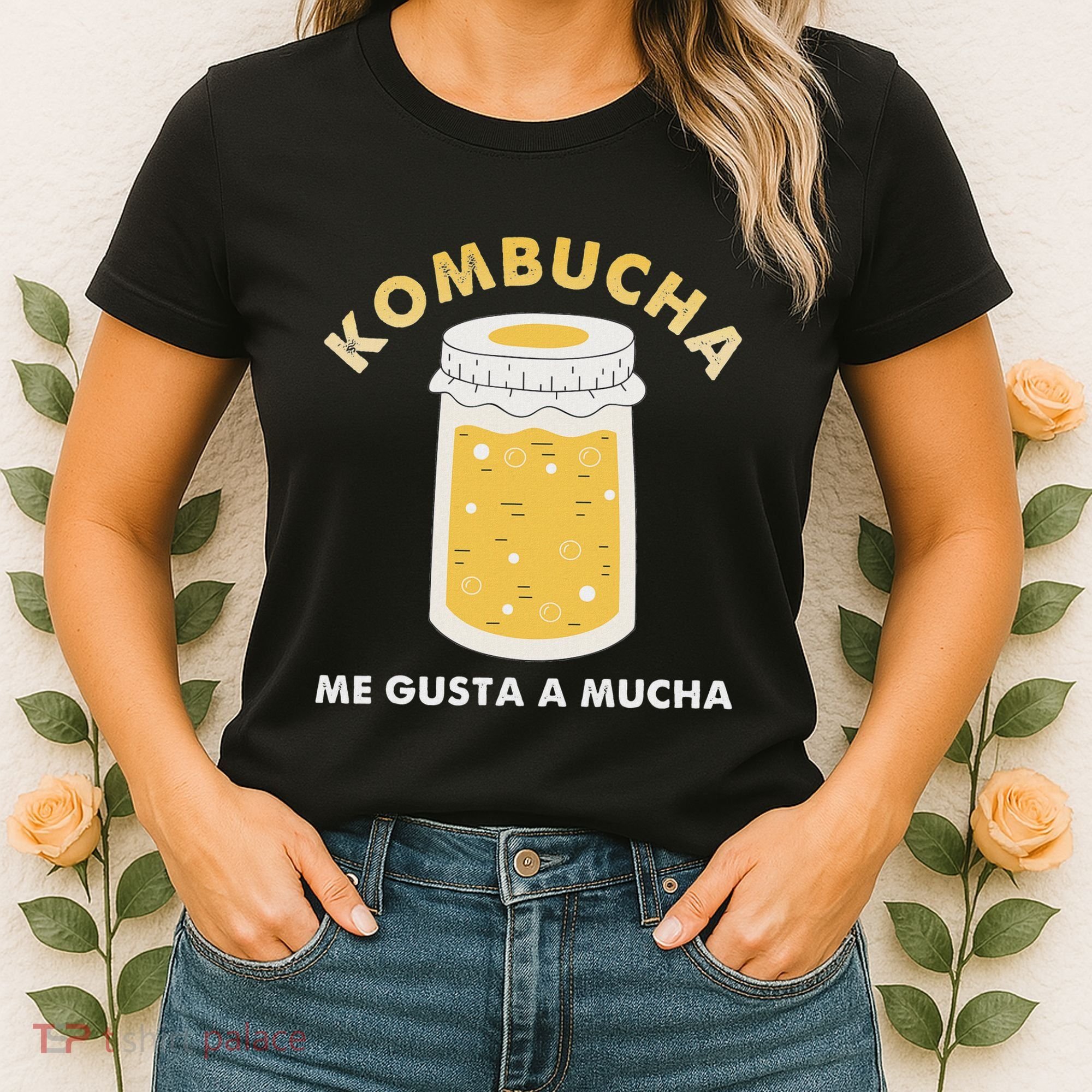Kombucha Me Gusta A Mucha Scoby Pun Spanish Women's T-Shirt