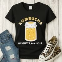 Kombucha Me Gusta A Mucha Scoby Pun Spanish Women's T-Shirt thumb 3