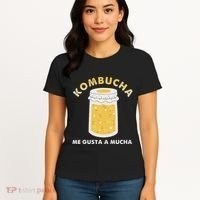 Kombucha Me Gusta A Mucha Scoby Pun Spanish Women's T-Shirt thumb 4