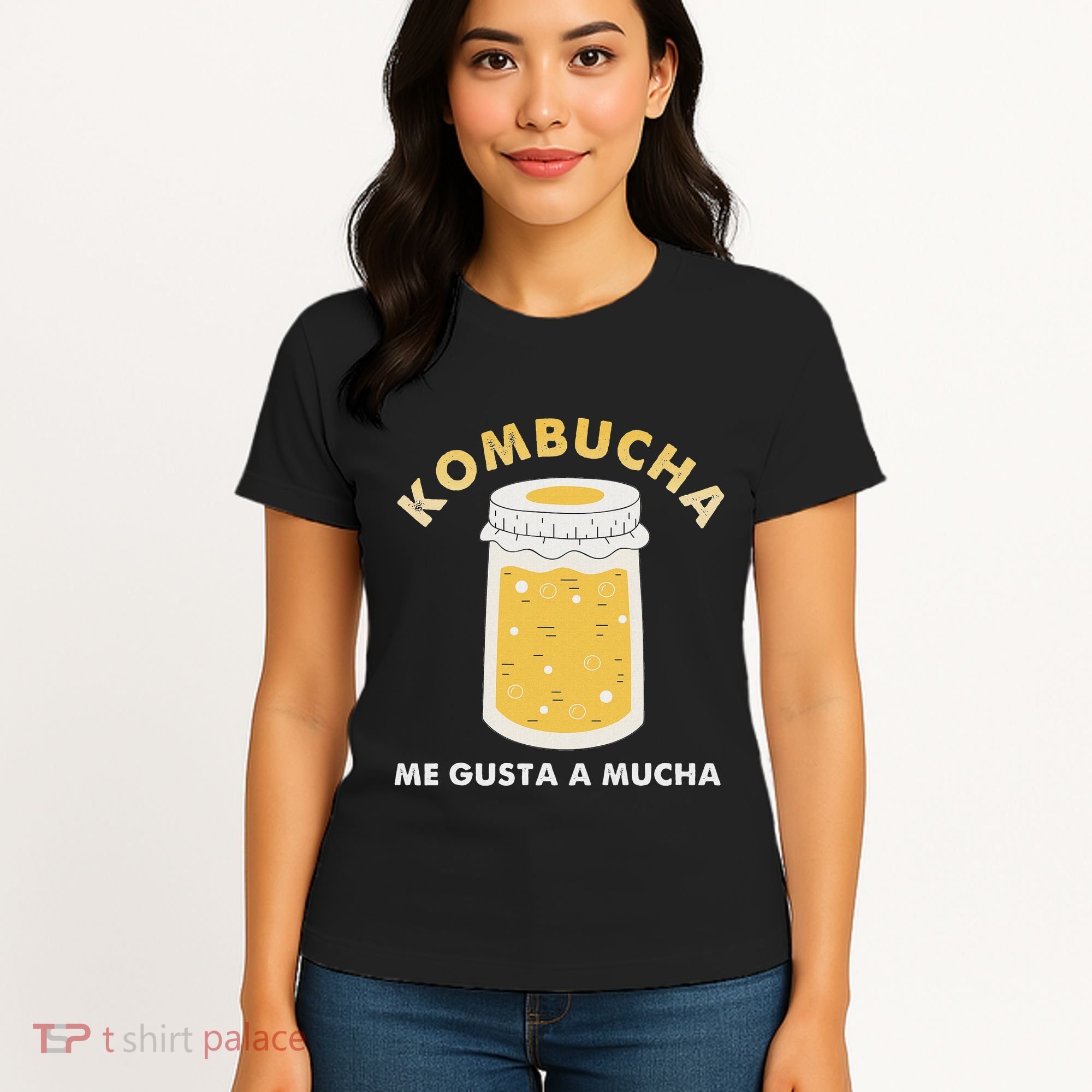 Kombucha Me Gusta A Mucha Scoby Pun Spanish Women's T-Shirt