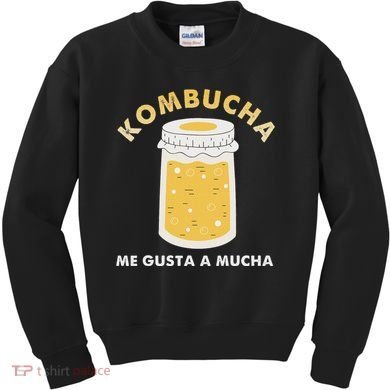 Kombucha Me Gusta A Mucha Scoby Pun Spanish Kids Sweatshirt