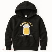 Kombucha Me Gusta A Mucha Scoby Pun Spanish Kids Hoodie thumb 0