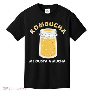 Kombucha Me Gusta A Mucha Scoby Pun Spanish Kids T-Shirt