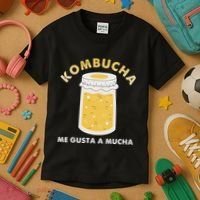 Kombucha Me Gusta A Mucha Scoby Pun Spanish Kids T-Shirt thumb 3