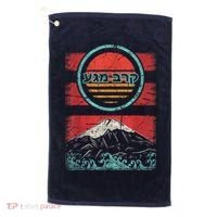 Krav Maga Hebrew Retro 80s Style Golf Towel thumb 0