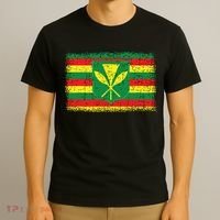 Kanaka Maoli Hawaiian Flag Pride Distressed Sovereign Gifts T-Shirt thumb 3