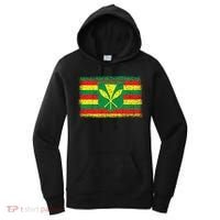 Kanaka Maoli Hawaiian Flag Pride Distressed Sovereign Gifts Women's Hoodie thumb 0