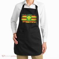 Kanaka Maoli Hawaiian Flag Pride Distressed Sovereign Gifts Apron thumb 2