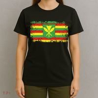 Kanaka Maoli Hawaiian Flag Pride Distressed Sovereign Gifts T-Shirt thumb 4