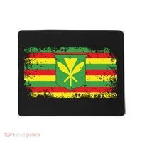 Kanaka Maoli Hawaiian Flag Pride Distressed Sovereign Gifts Mousepad thumb 0