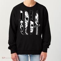 Knives Machete Horror Movies Halloween Women's Sweatshirt thumb 0