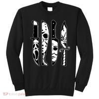 Knives Machete Horror Movies Halloween Sweatshirt thumb 0