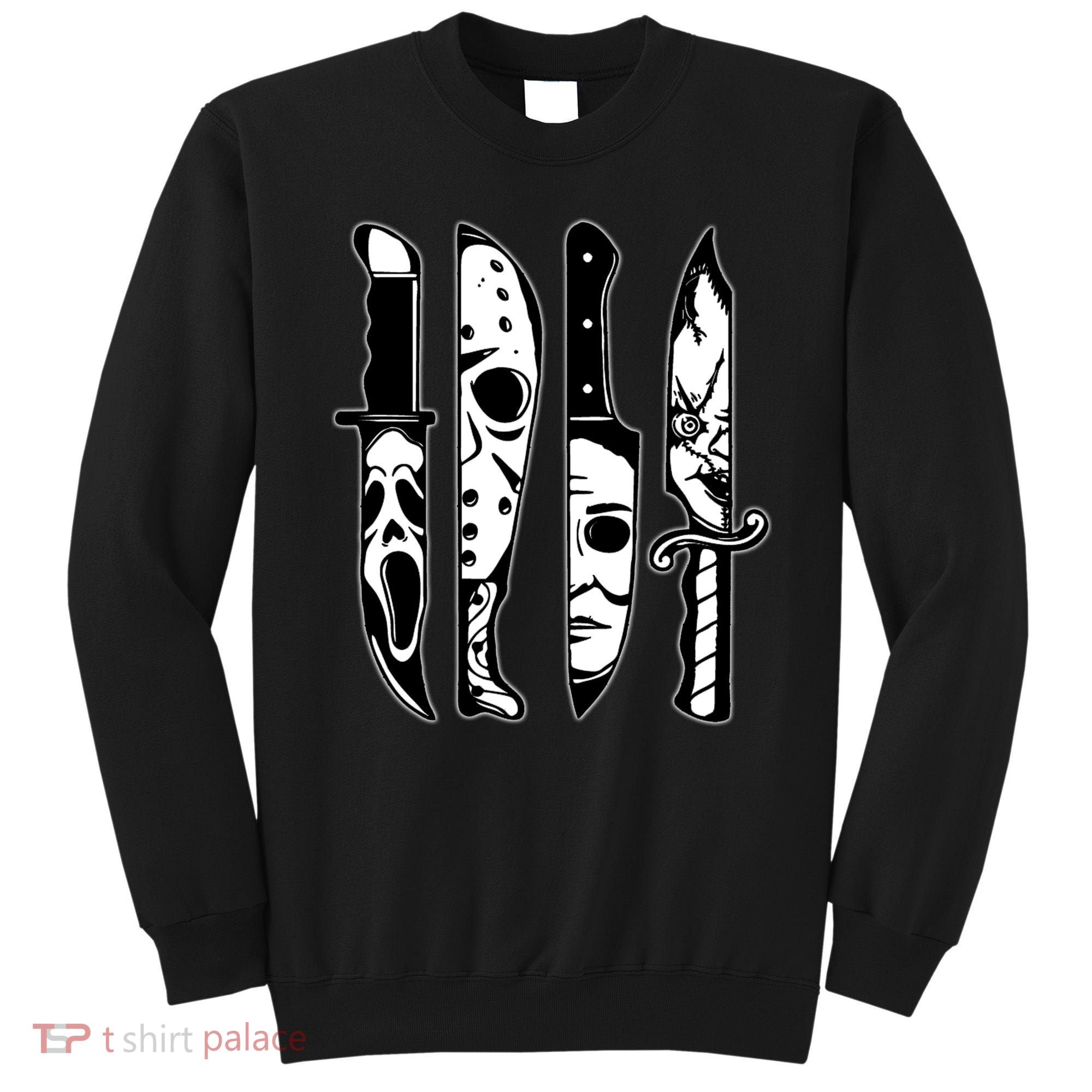 Knives Machete Horror Movies Halloween Sweatshirt