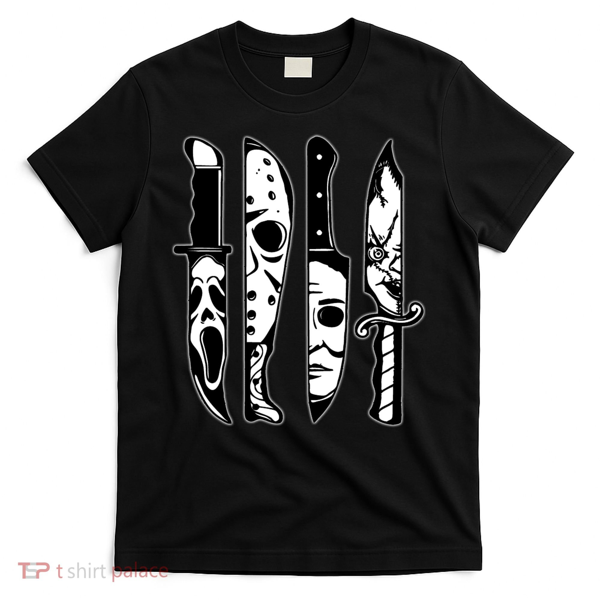 Knives Machete Horror Movies Halloween T-Shirt