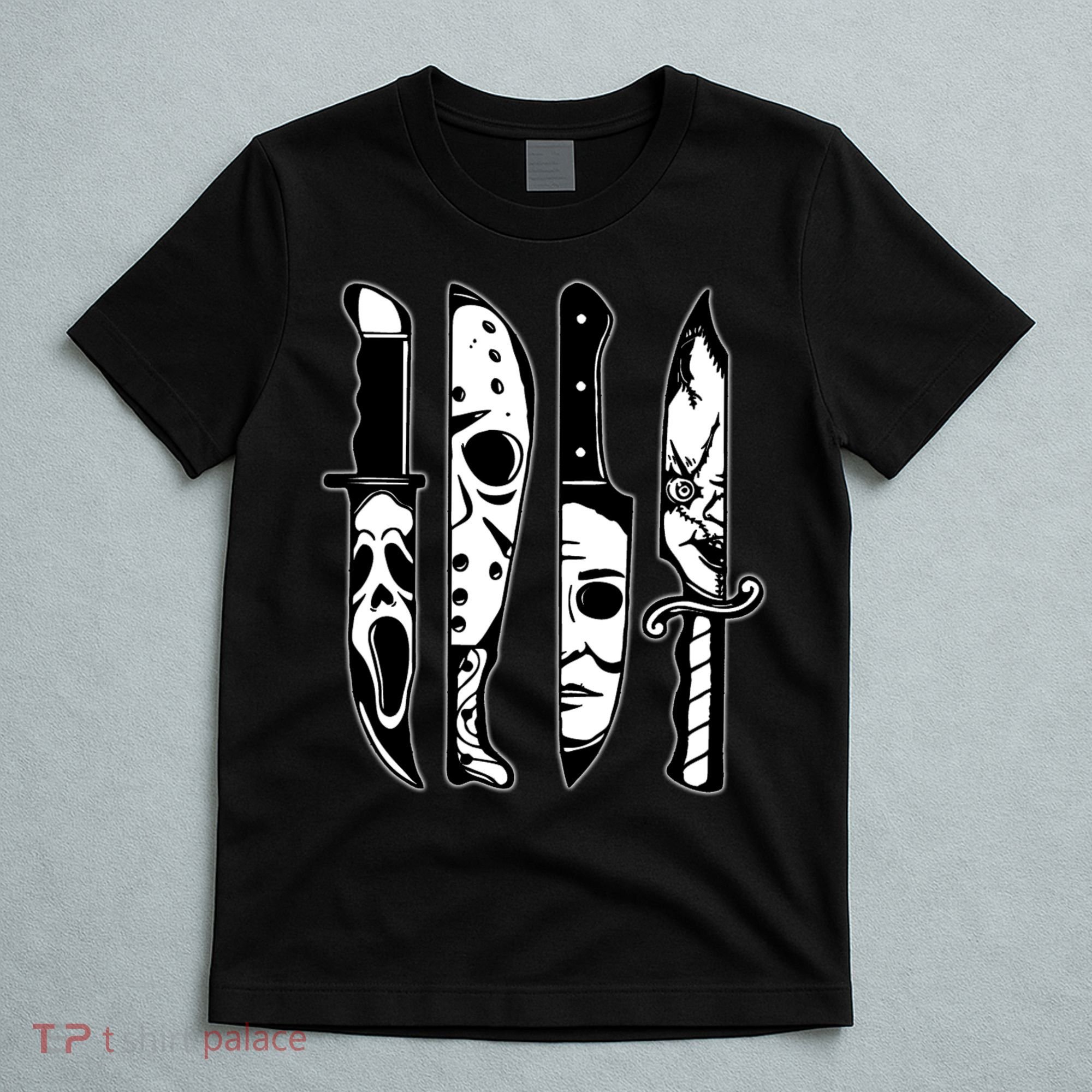 Knives Machete Horror Movies Halloween T-Shirt